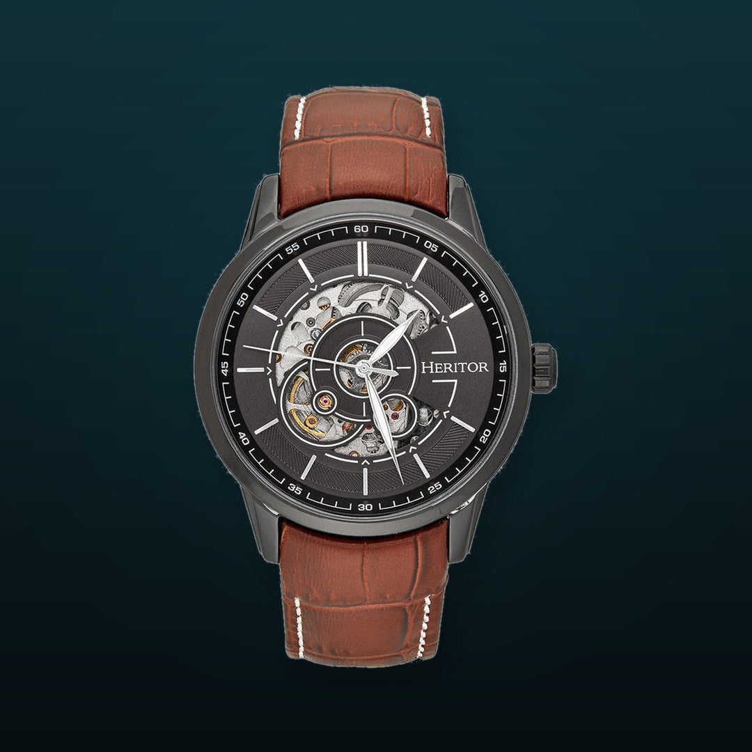 Davies Black/Brown | Black Dial