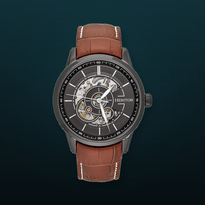 Davies Black/Brown | Black Dial