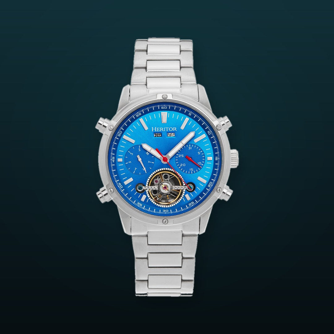Wilhelm Silver/Blue | Black Dial