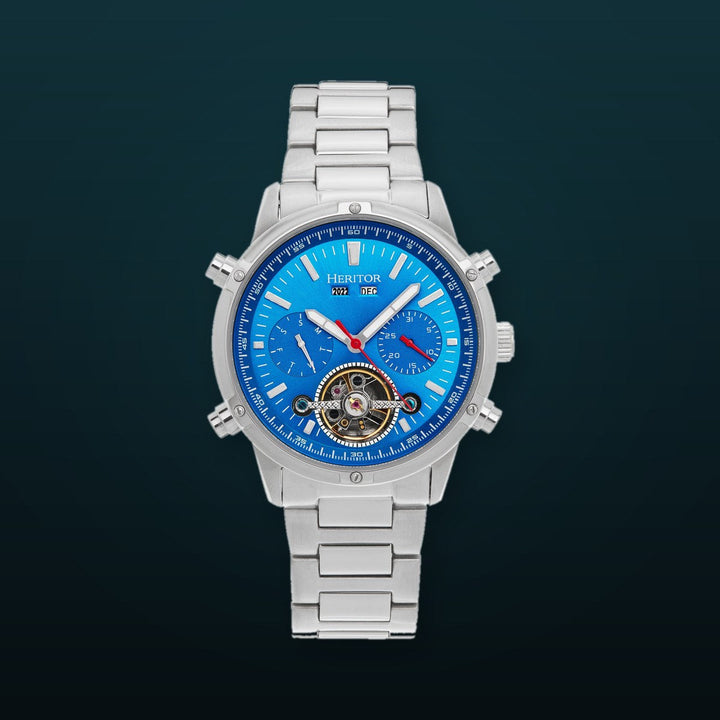 Wilhelm Silver/Blue | Black Dial