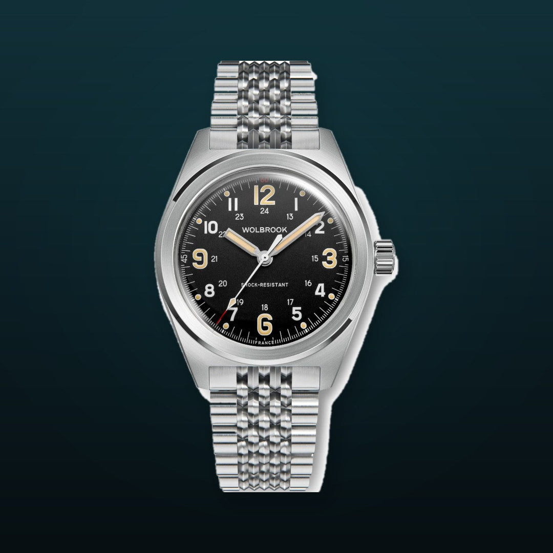 Outrider Black / Bracelet | Black Dial