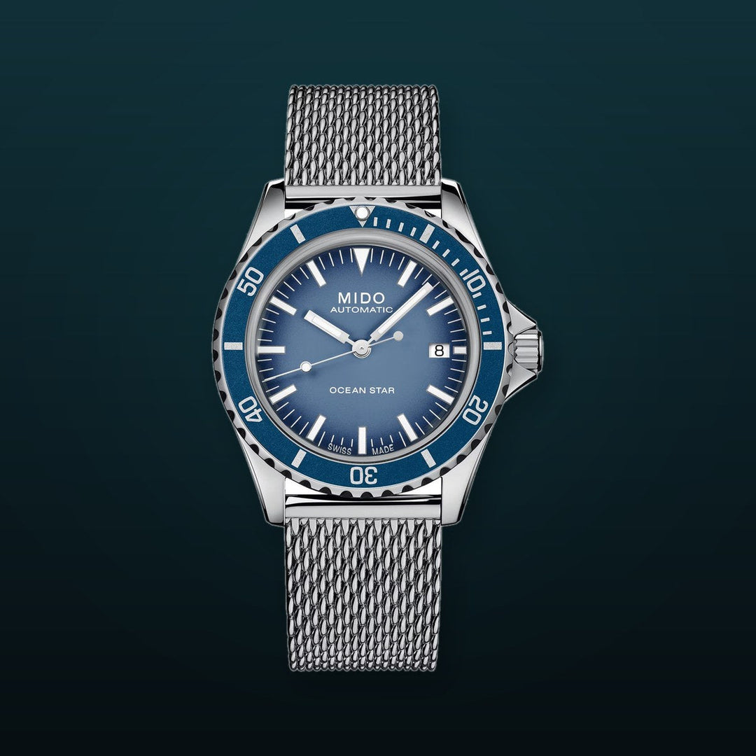 OCEAN STAR TRIBUTE Silver-tone | Blue Gradient Dial
