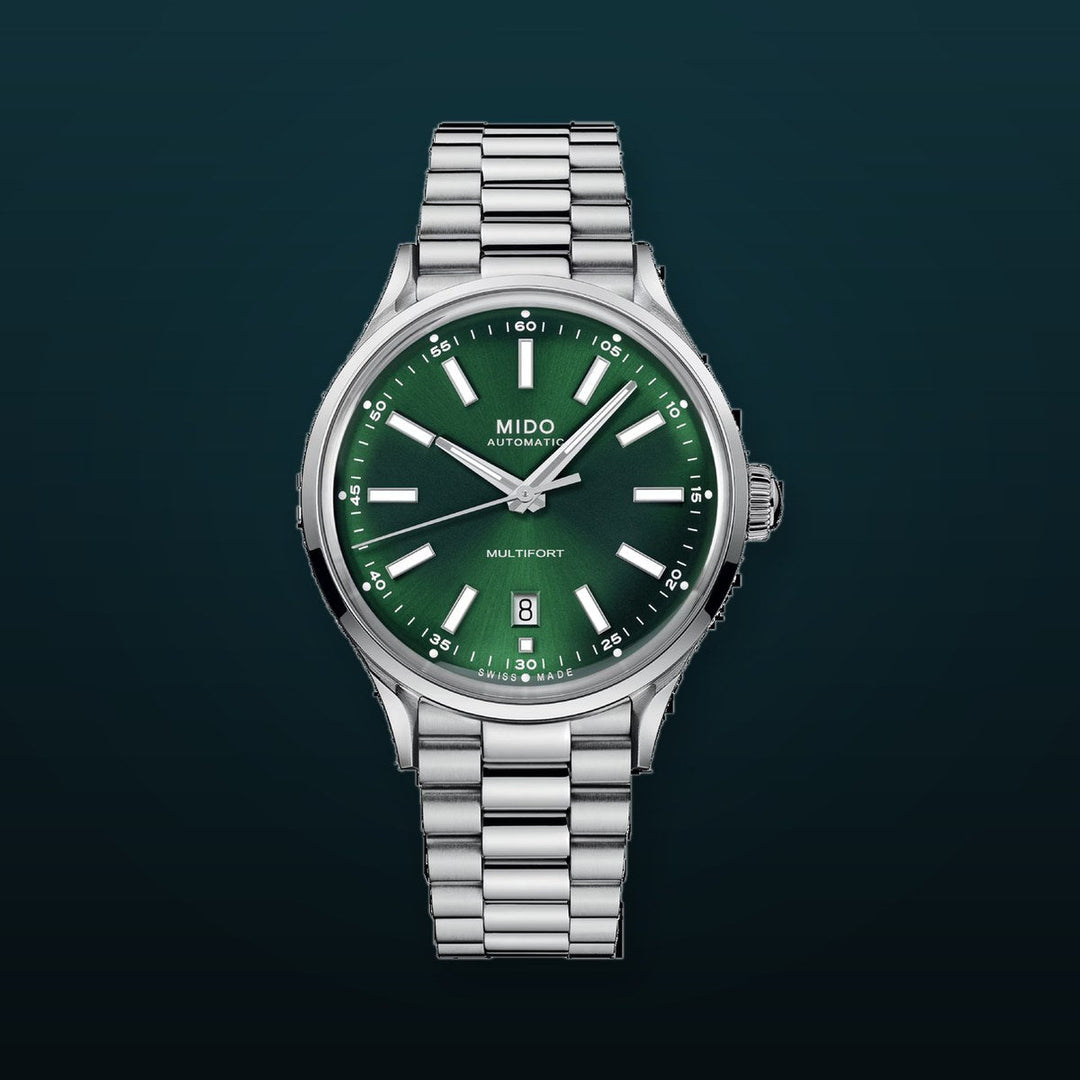 Multifort Patrimony Green / Stainless Steel | Green Dial