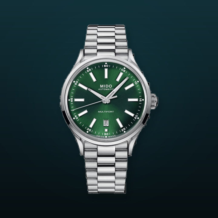 Multifort Patrimony Green / Stainless Steel | Green Dial