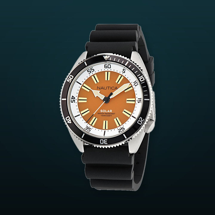 SPORTY Black / Stainless Steel | Orange Dial
