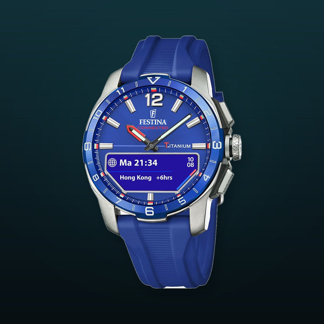 CONNECTED Blue / Plastic | Blue Dial