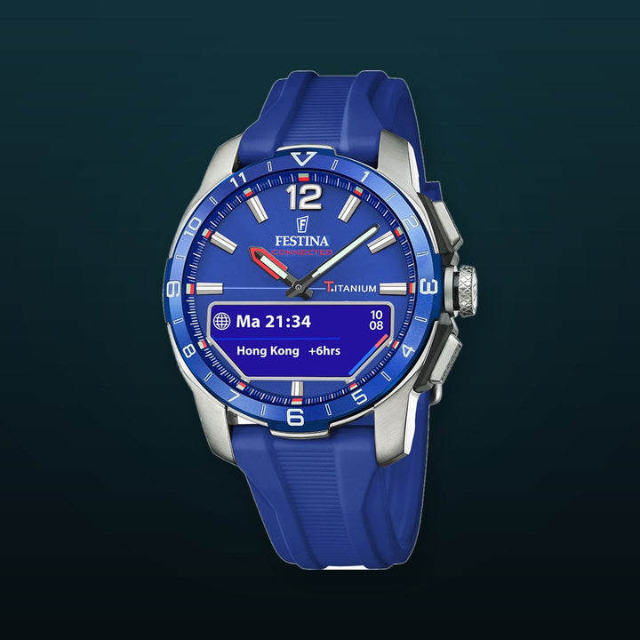 CONNECTED Blue / Plastic | Blue Dial