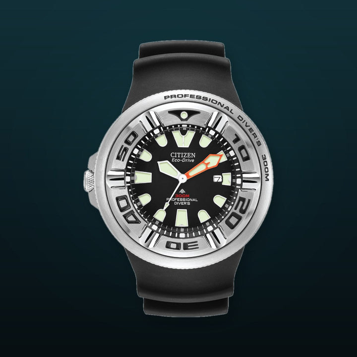 Promaster Dive Ecozilla Black / Polyurethane | Black Dial