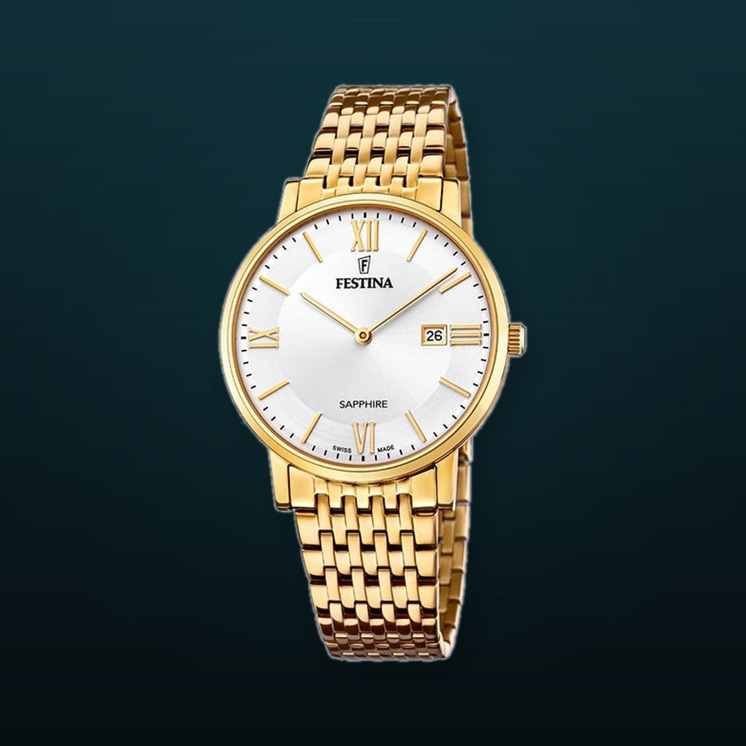 Swiss Made White / Stainless Steel | White Dial