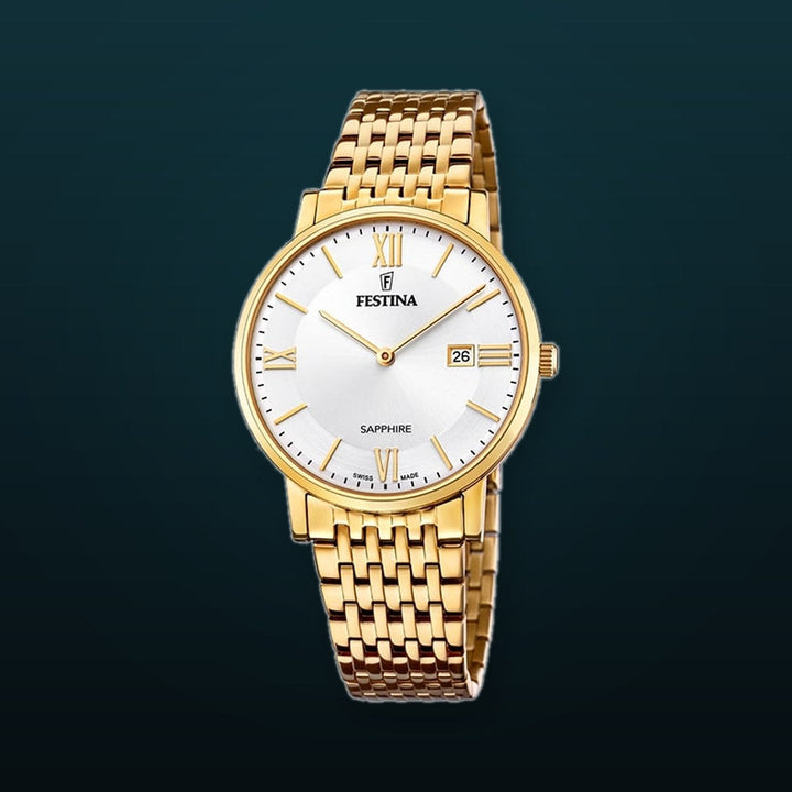 Swiss Made White / Stainless Steel | White Dial