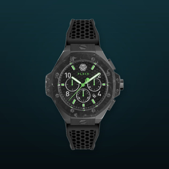 CHRONO ROYAL Black / Silicone | Black Dial