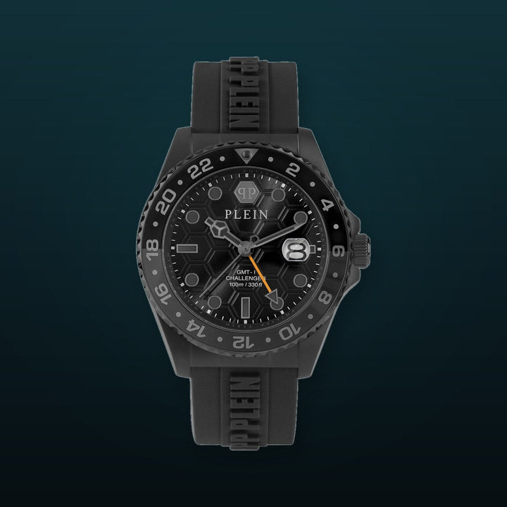 Gmt-I  Challenger Black / Silicone | Black Dial