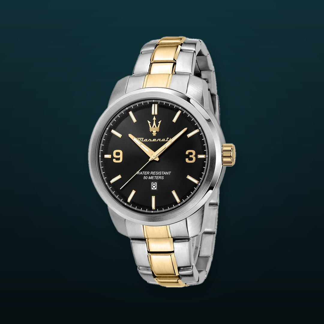 SUCCESSO Black / Stainless Steel Black Dial