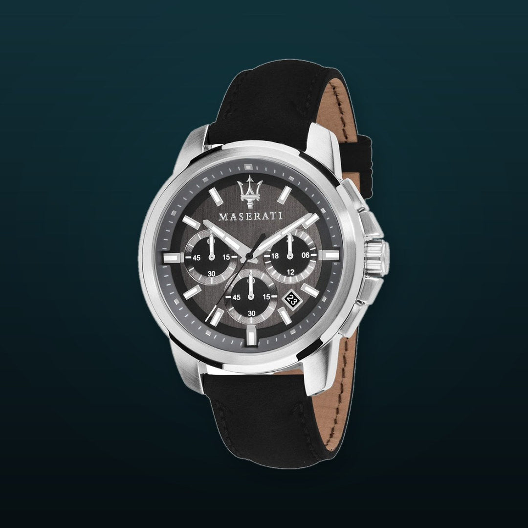 SUCCESSO Silver / Leather | Silver Dial