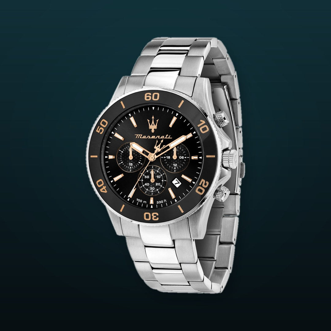 COMPETIZIONE Black / Stainless Steel | Black Dial