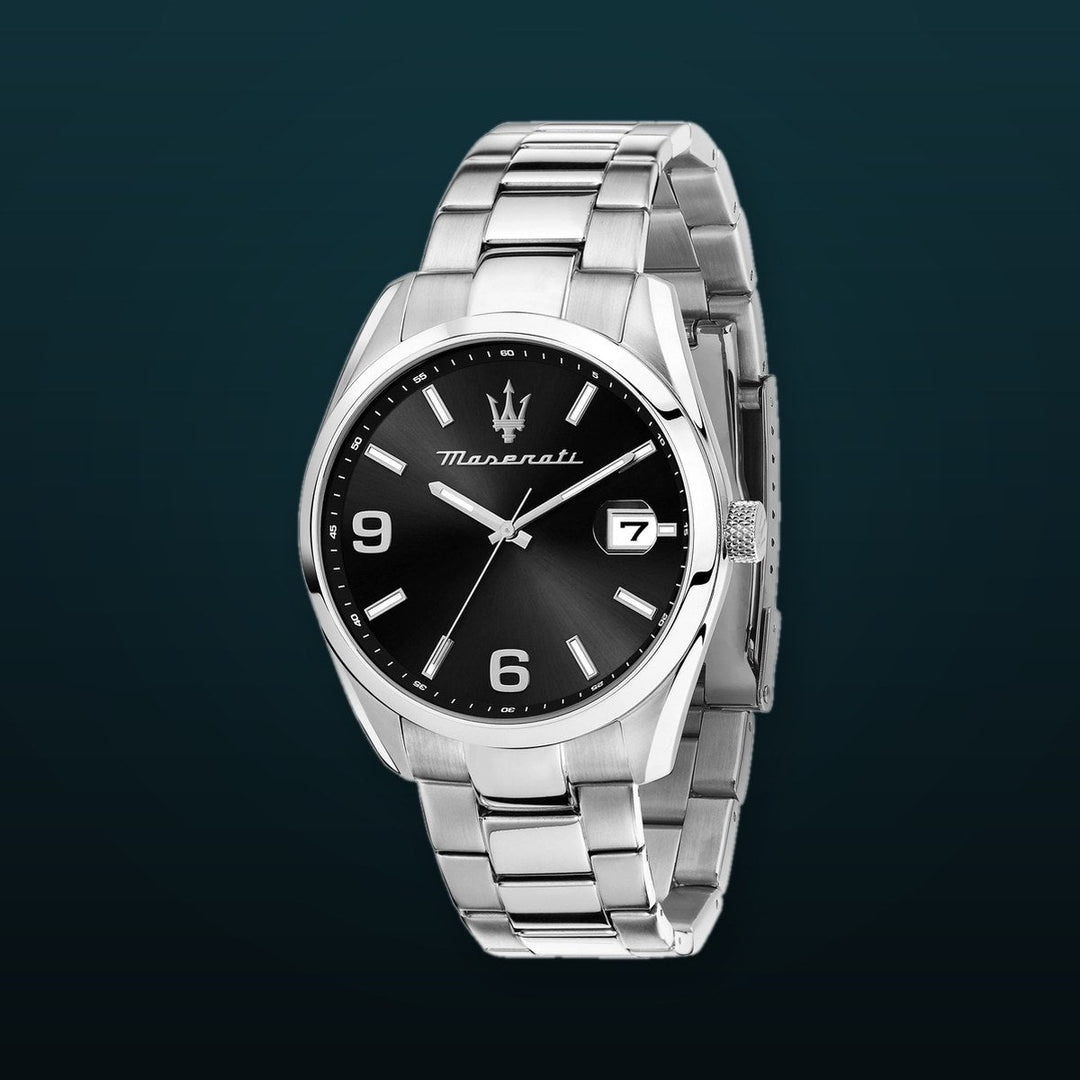 ATTRAZIONE Black / Stainless Steel | Black Dial