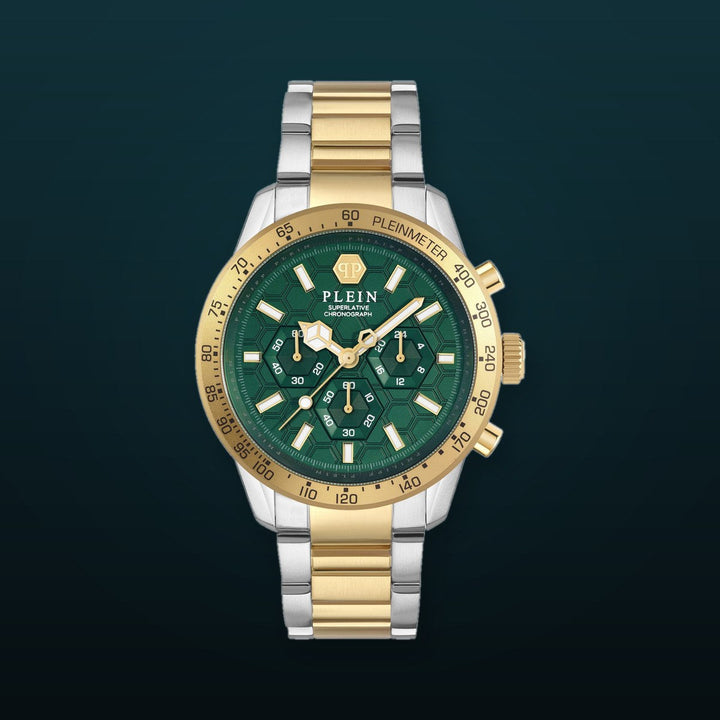 PLEINMETER 44MM Green / Stainless Steel | Green Dial