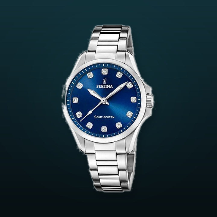 Solar Energy Blue / Stainless Steel Blue Dial
