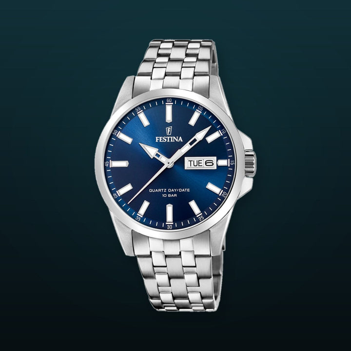 Classic Blue / Stainless Steel Blue Dial