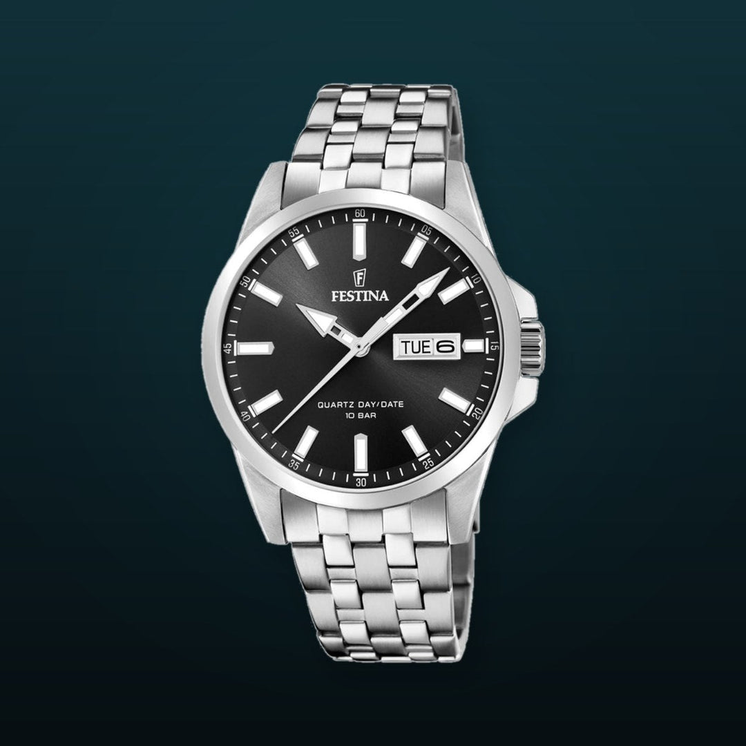 Classic Black / Stainless Steel Black Dial