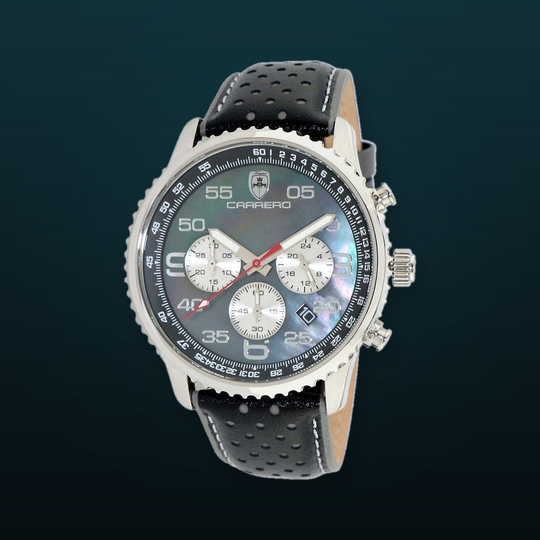 Aureum Silver tone/Black | Black Dial
