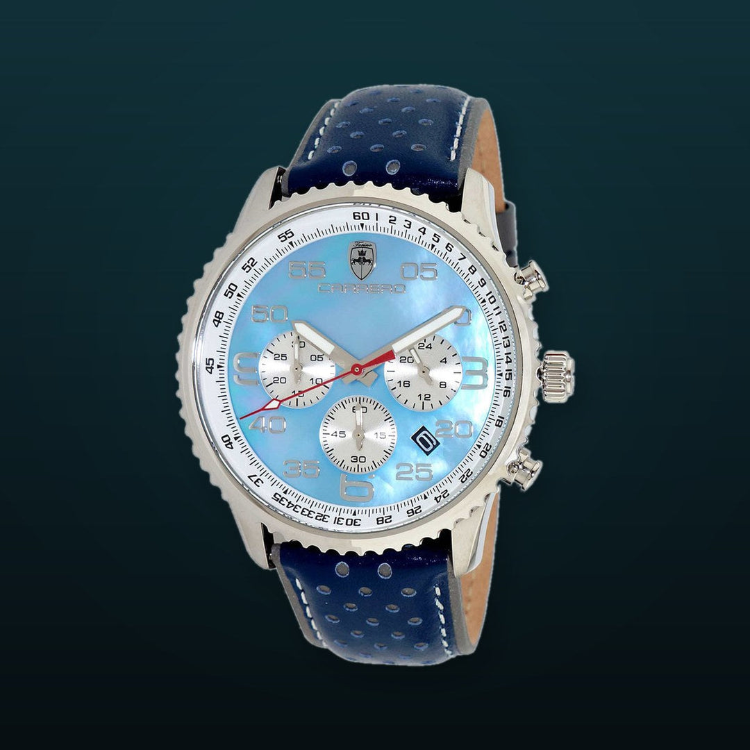 Aureum Silvertone/ Blue | Blue Dial