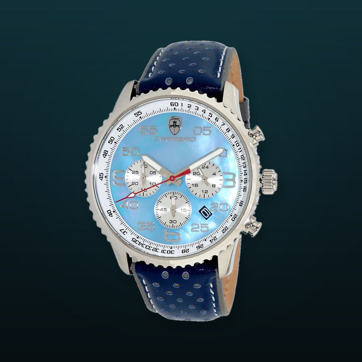 Aureum Silvertone/ Blue | Blue Dial