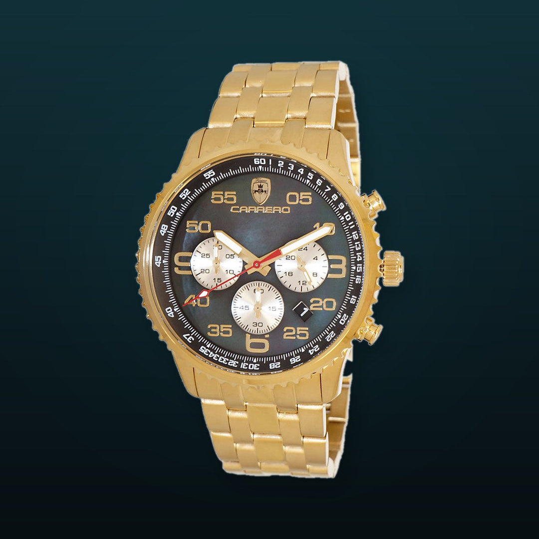 Aureum-MB Goldtone/Black | Black Dial
