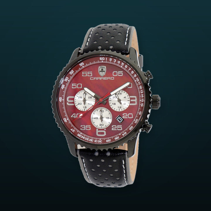 Aureum IP BLACK/MAROON | Maroon Dial