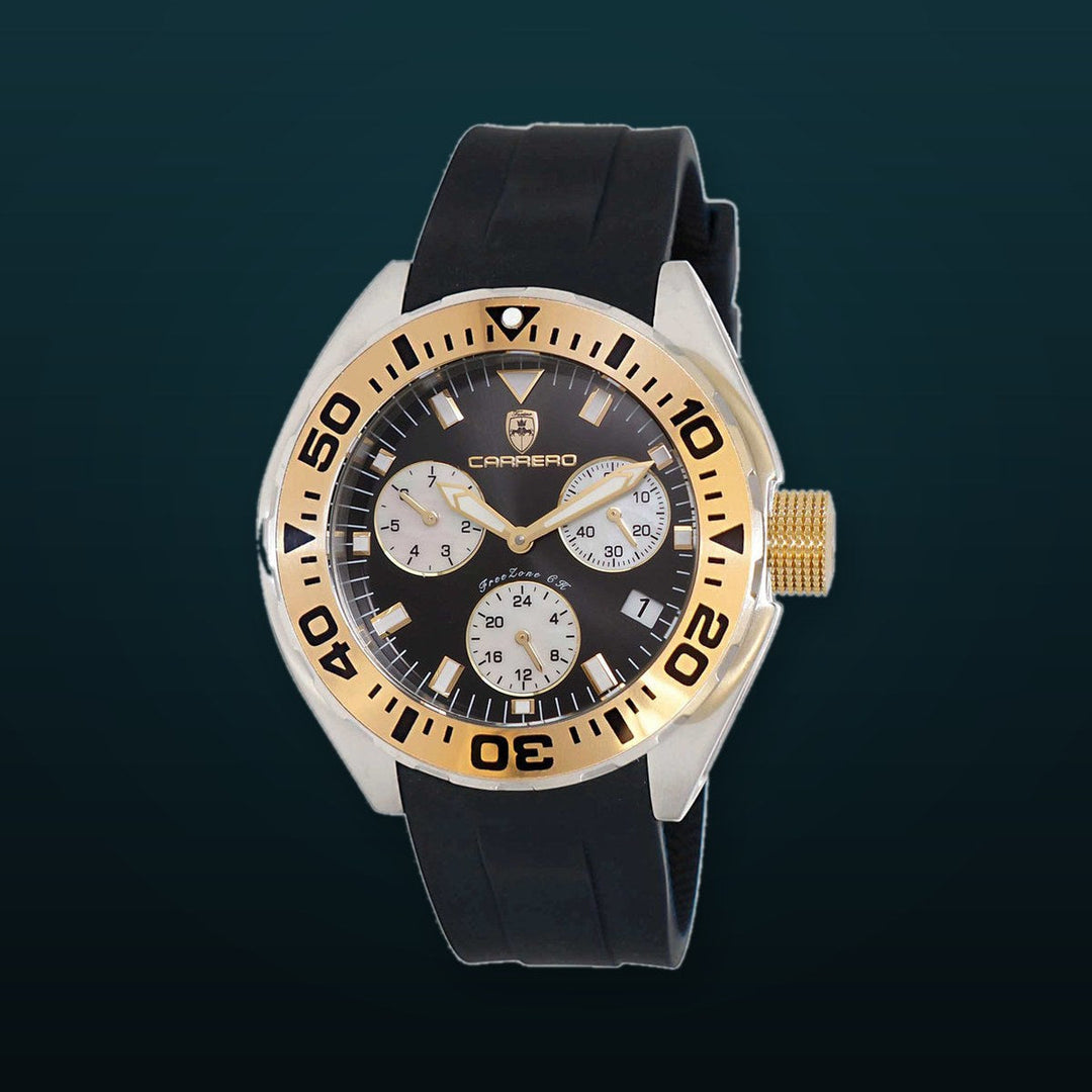 FreeZone-CH Black/Gold tone Black Dial