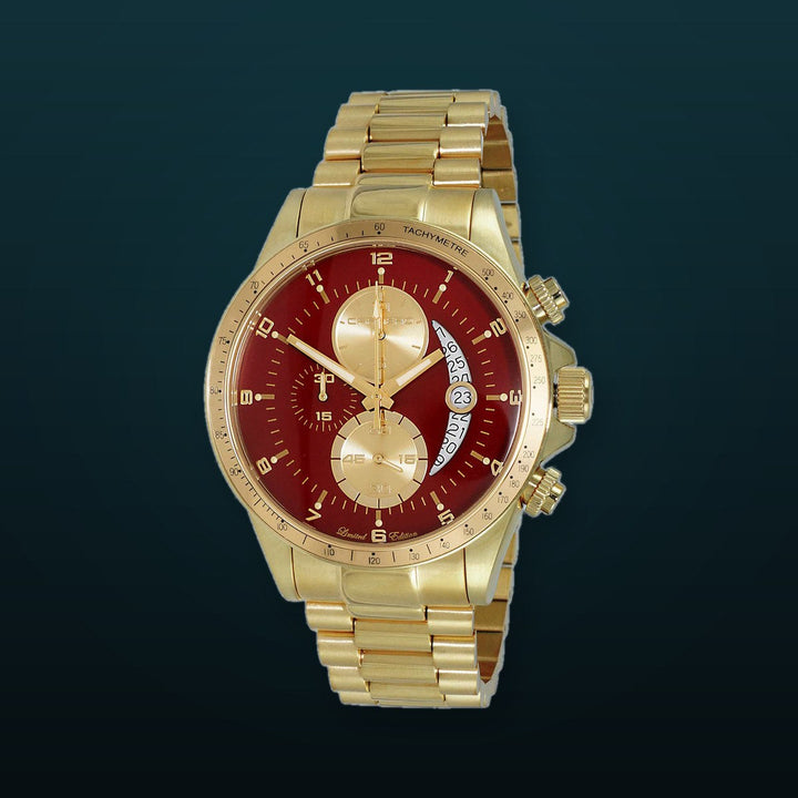 WINNER CIRCLE Red/Goldtone | Red Dial