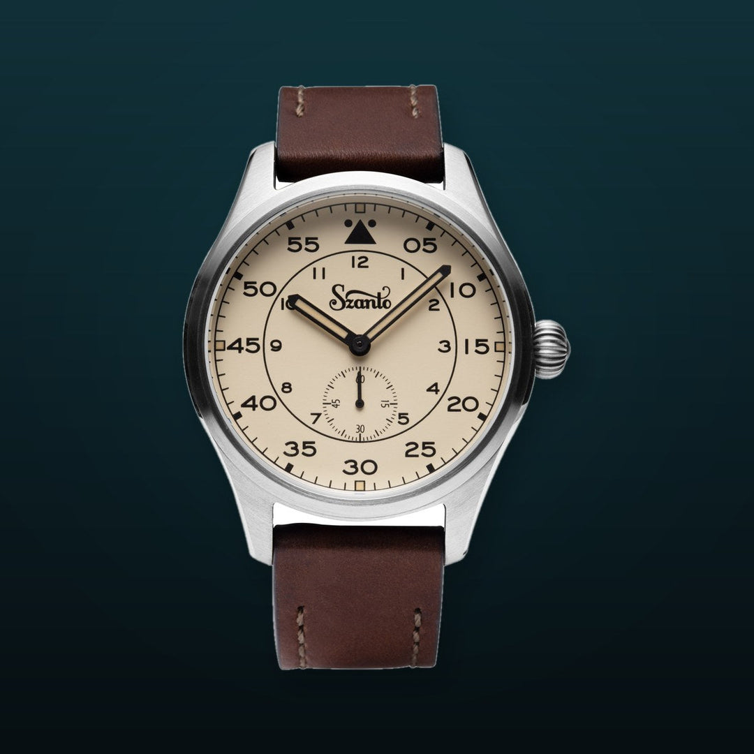 Heritage Aviator 2750 Series SS/Ivory/Brown | Creme Dial