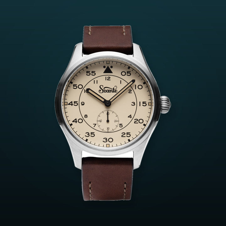 Heritage Aviator 2750 Series SS/Ivory/Brown | Creme Dial