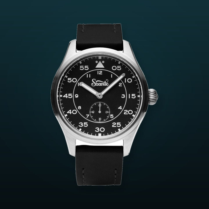 Heritage Aviator 2750 Series SS/Black/Blk | Black Dial