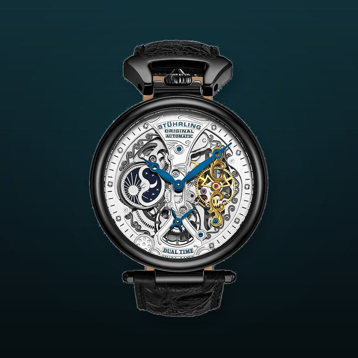 Legacy Silver Dial/ Black Crocodile | Silver Dial