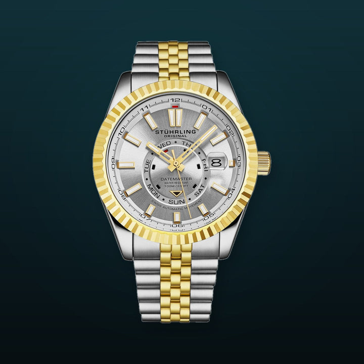 Datemaster Automatic 42mm Classic Gold/Silver | Silver Dial