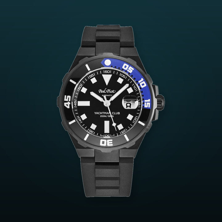 YachtmanClub P1251NNB3614CM1 / Black | Black Dial
