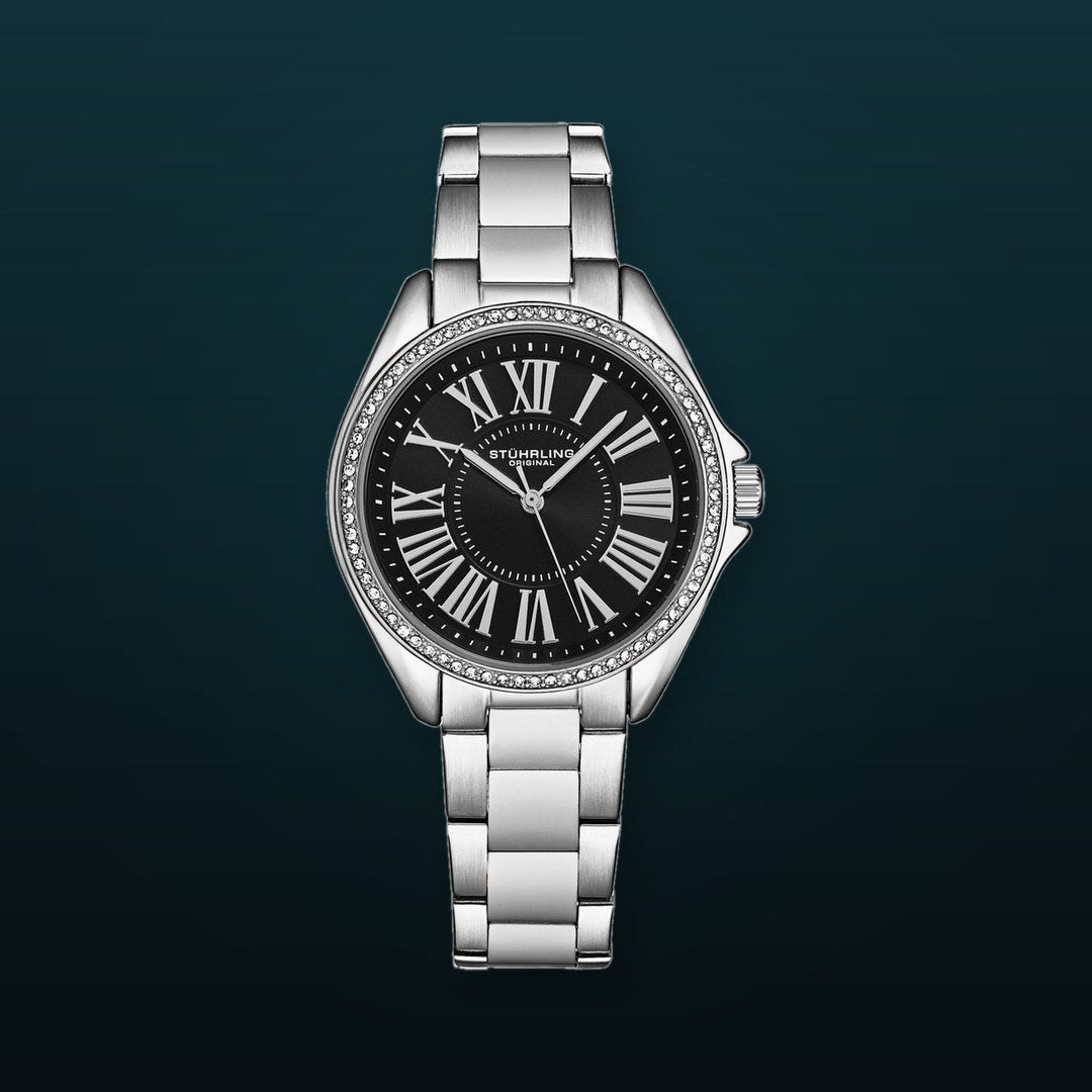 The Dynasty Quartz Watch Black/Silver | Black Dial