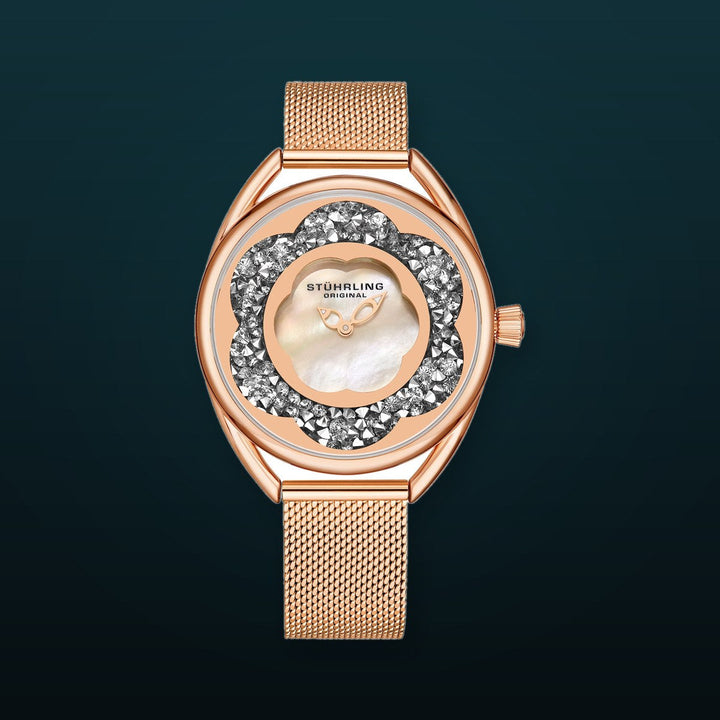 Lily Quartz Classic Rose/Stainless | White Dial