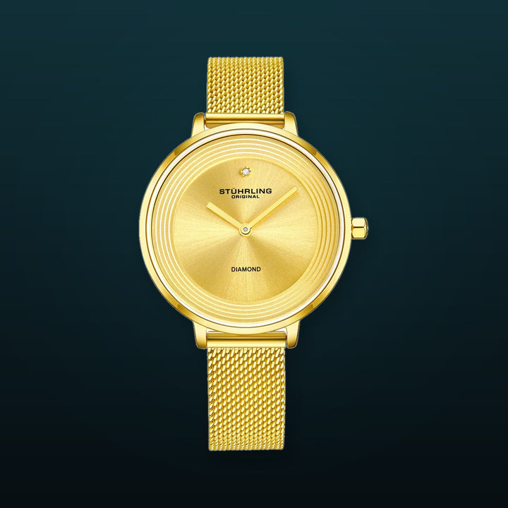Symphony Quartz Classic Gold/Stainless | Gold Dial