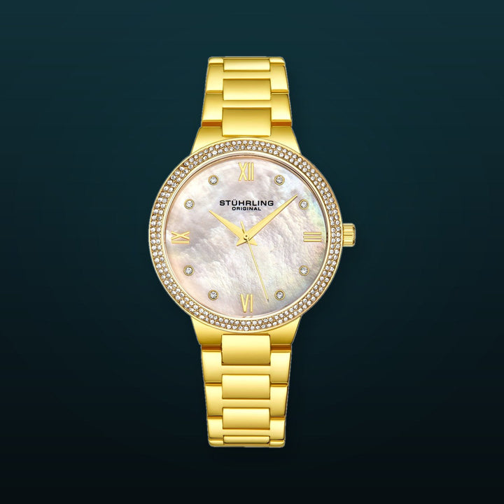 Carrara Quartz Classic Gold/Stainless | Silver Dial