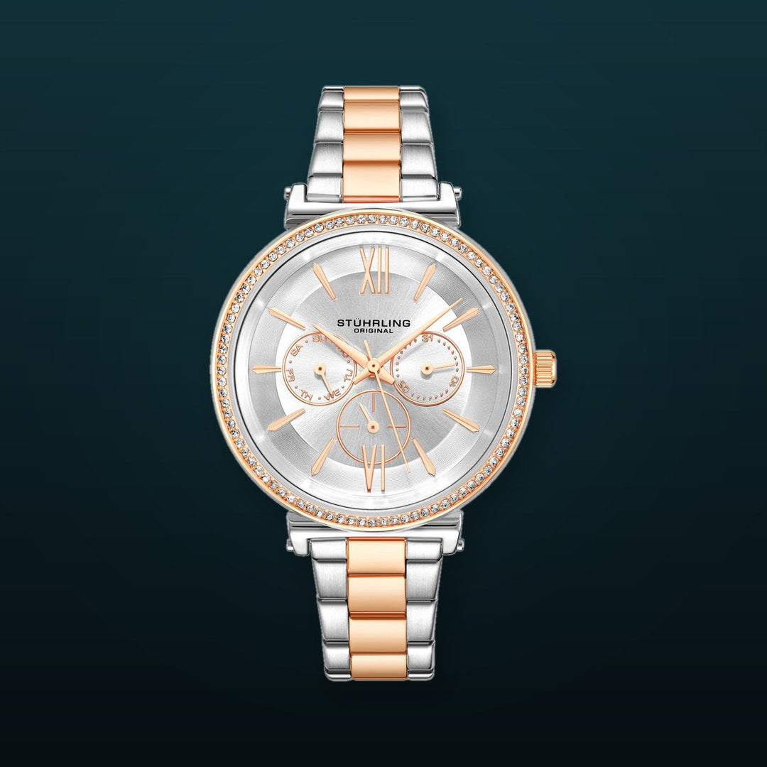 Aria Quartz Classic Rose/Stainless Silver Dial