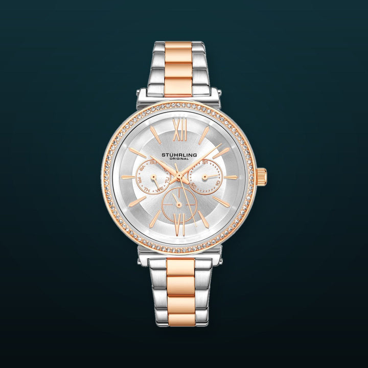 Aria Quartz Classic Rose/Stainless Silver Dial