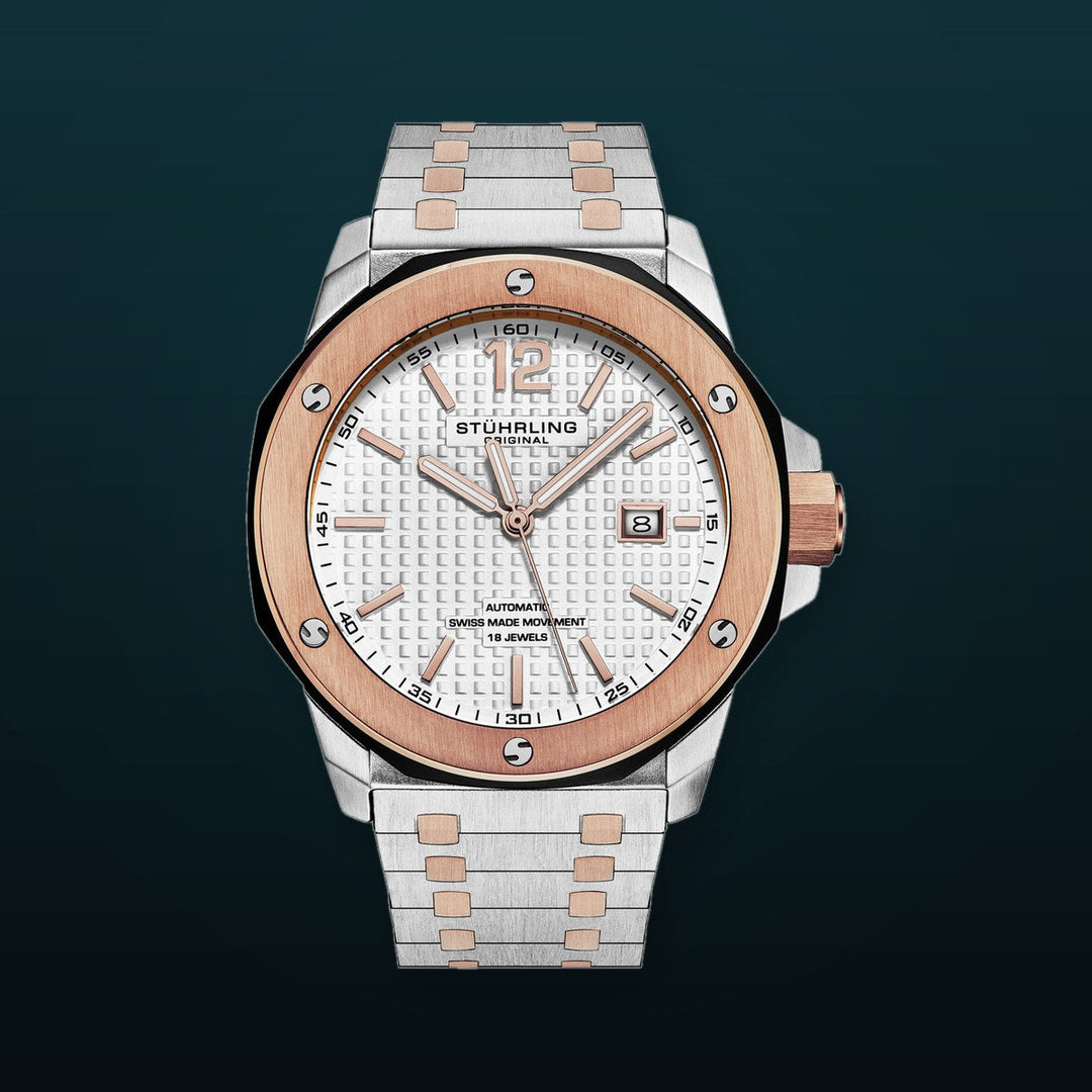 Fortitude Automatic 44mm Rose/Silver | White Dial