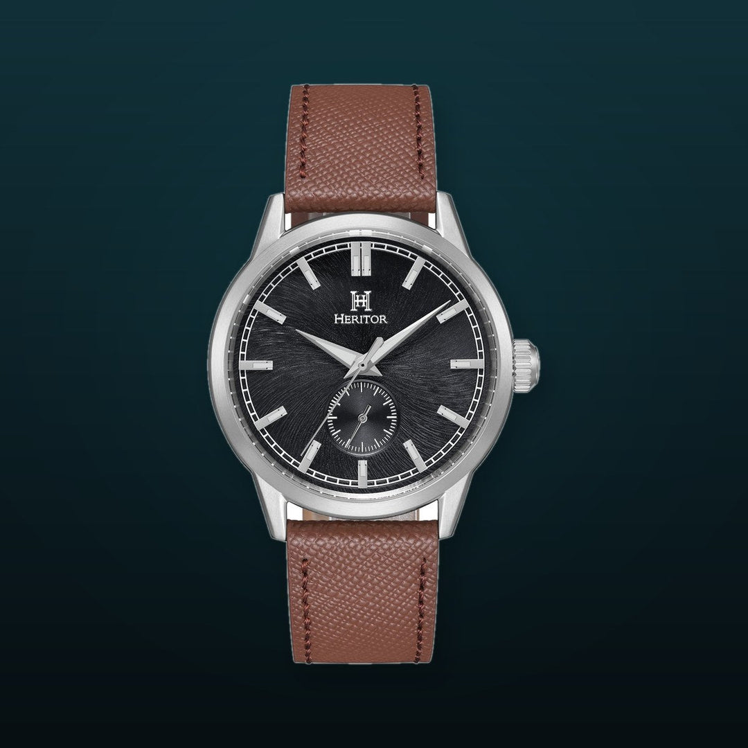Argento Brown/ Black | Black Dial