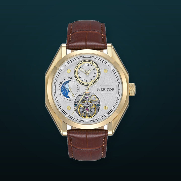 Antoni Gold / Brown | Silver Dial