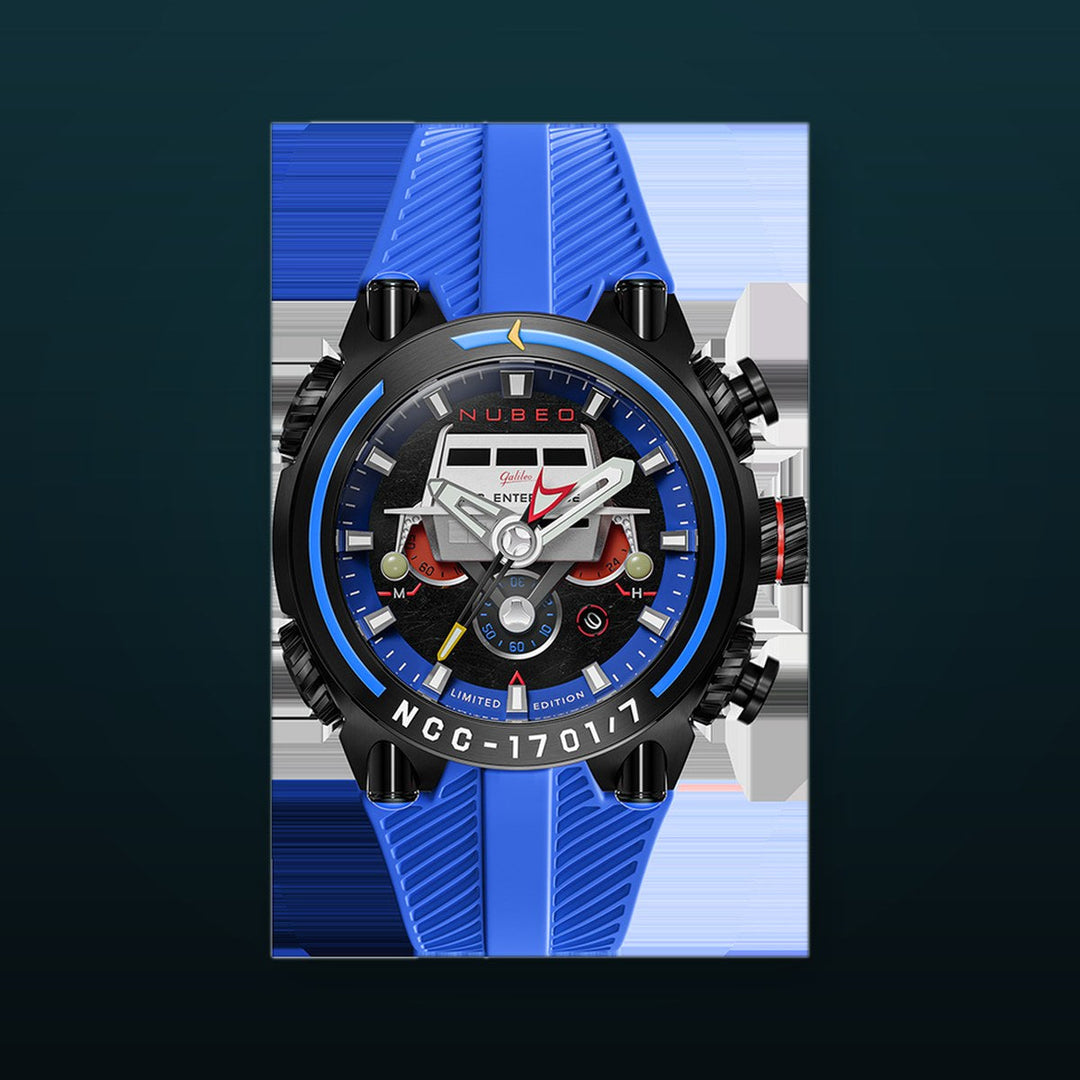 Deimos Chronograph Star Trek Galileo Limited Edition | Blue Dial