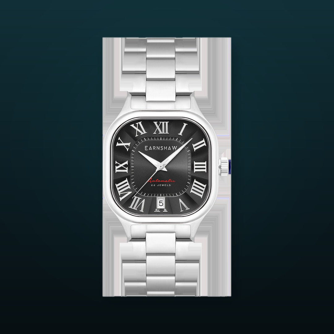 Coussin Automatic Black / Stainless Steel | Black Dial
