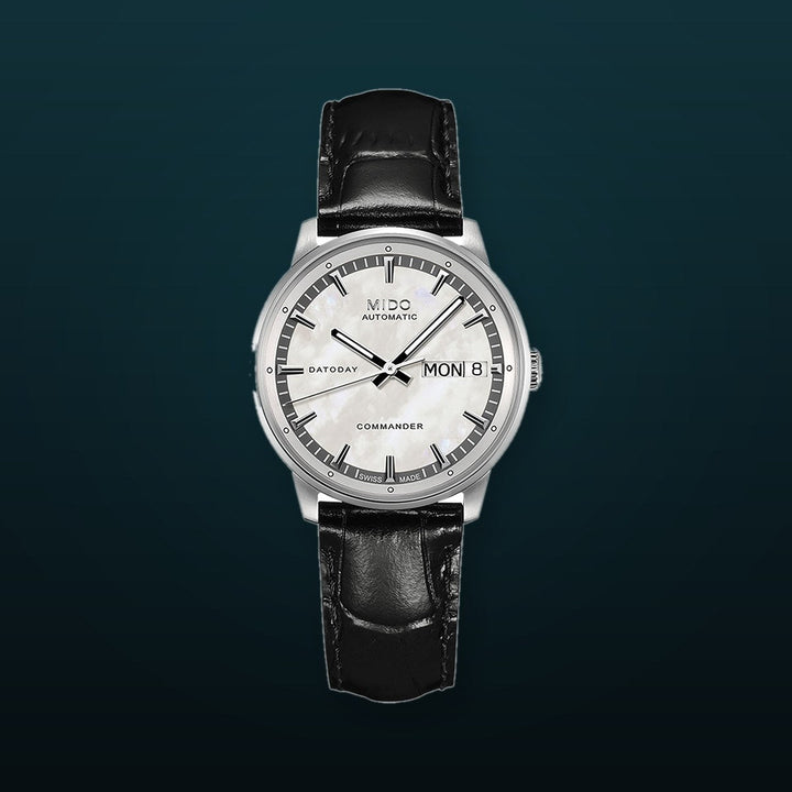 COMMANDER II LADY Black/SS | White Dial