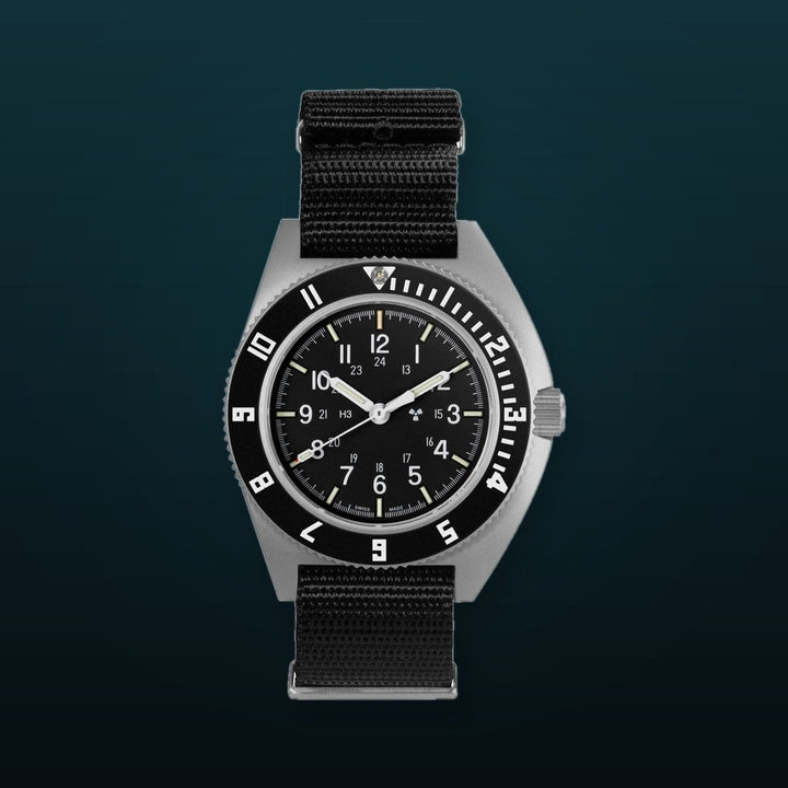SSNAV Automatic Sterile SSNAV Auto Sterile-DS Nylon | Black Dial